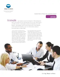 ECM, Brochure, Konica-Minolta, (Dealership Name)
