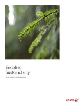 Enabling Sustainability, recycle, go green, print releaf, Xerox, Environment, (Dealership Name)