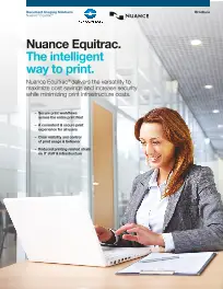 KM, Equitrac Express, Brochure, Konica-Minolta, (Dealership Name)