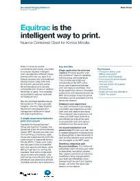 KM, Equitrac, Office Express, Konica-Minolta, (Dealership Name)