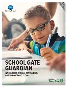 Konica Minolta, School Gate Guardian, safety, education, 6-12, Konica Minolta, (Dealership Name)