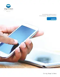 Mobility Brochure, Konica-Minolta, (Dealership Name)