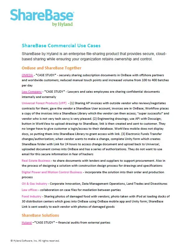 ShareBase, Commercial, Kyocera, Software, Document Management, (Dealership Name)