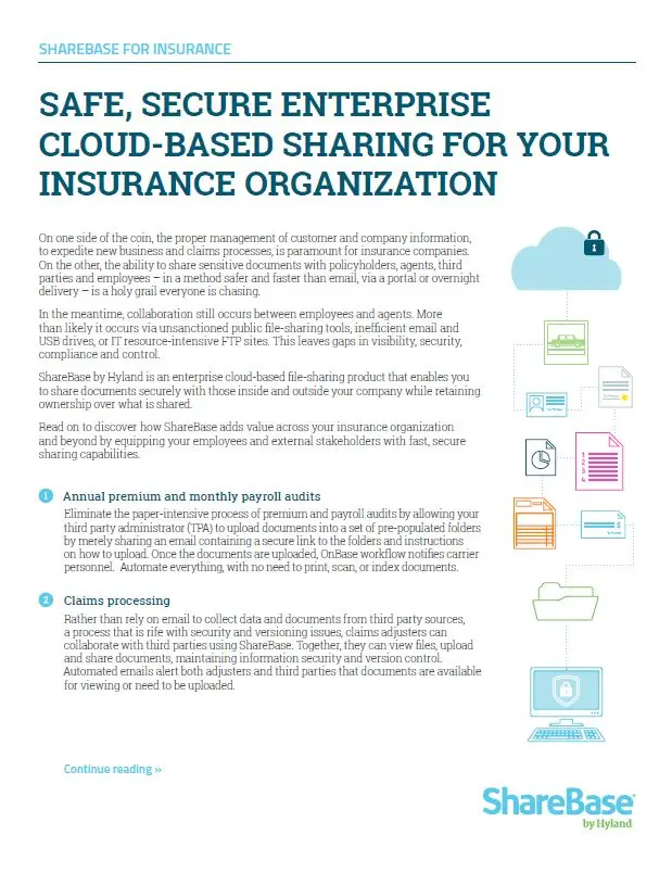 ShareBase, Insurance, Kyocera, Software, Document Management, (Dealership Name)