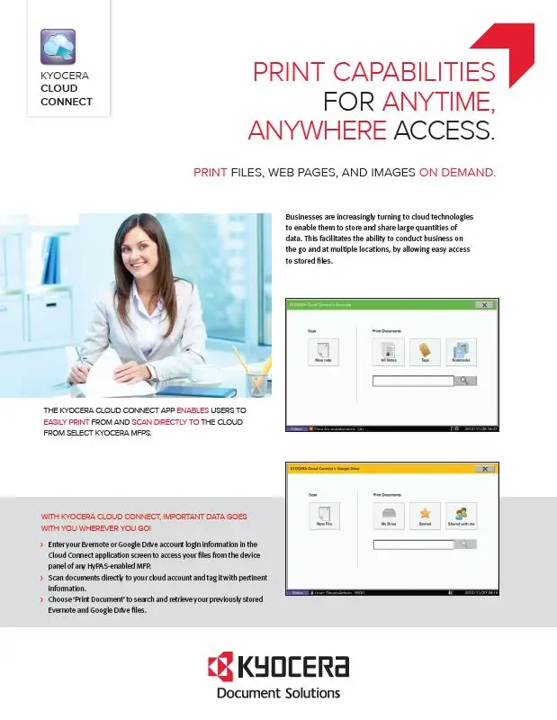 Kyocera, Software, Mobile, Cloud, Kyocera Cloud Connect, (Dealership Name)