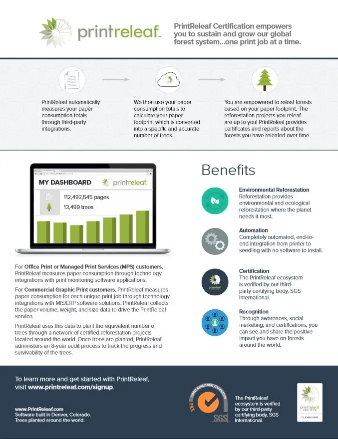 One Page Summary Flyer, PrintReleaf, (Dealership Name)