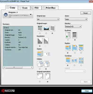 Program Function, Kyocera, Environment, (Dealership Name)