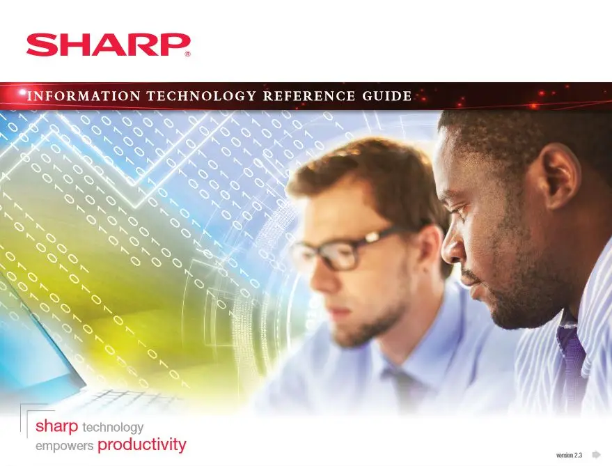 Sharp, IT Reference Guide, (Dealership Name)