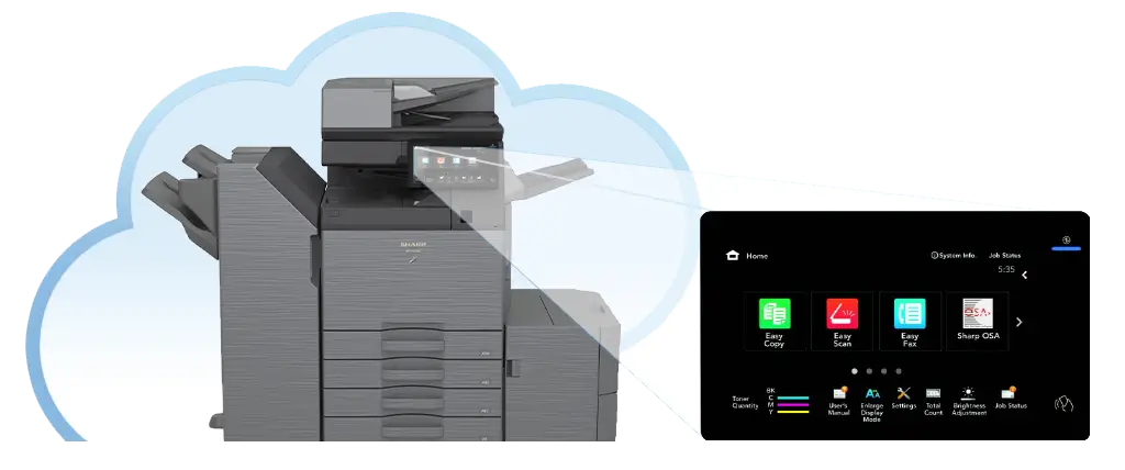 Sharp, Cloud, Email, (Dealership Name)