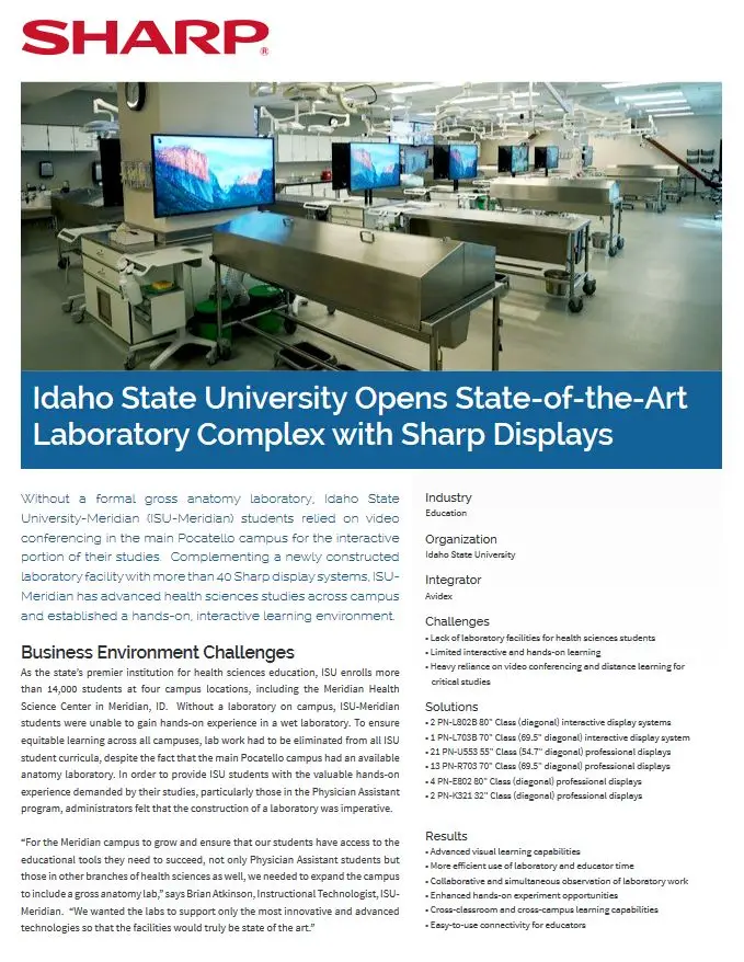 Sharp, Idaho State, Displays, Case Study, (Dealership Name)