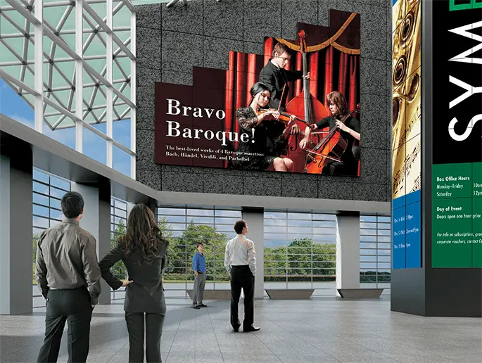 Sharp, Pro Displays, Video Wall, (Dealership Name)