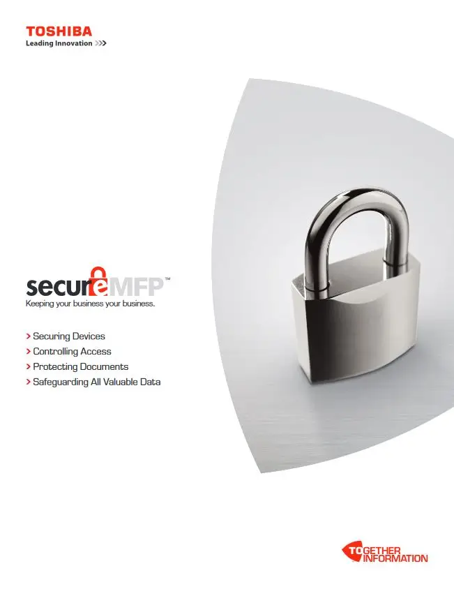 Secure Mfp, security, MPS, MDS, Toshiba, (Dealership Name)