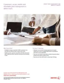Mobile Print, mobile print, Xerox, (Dealership Name)